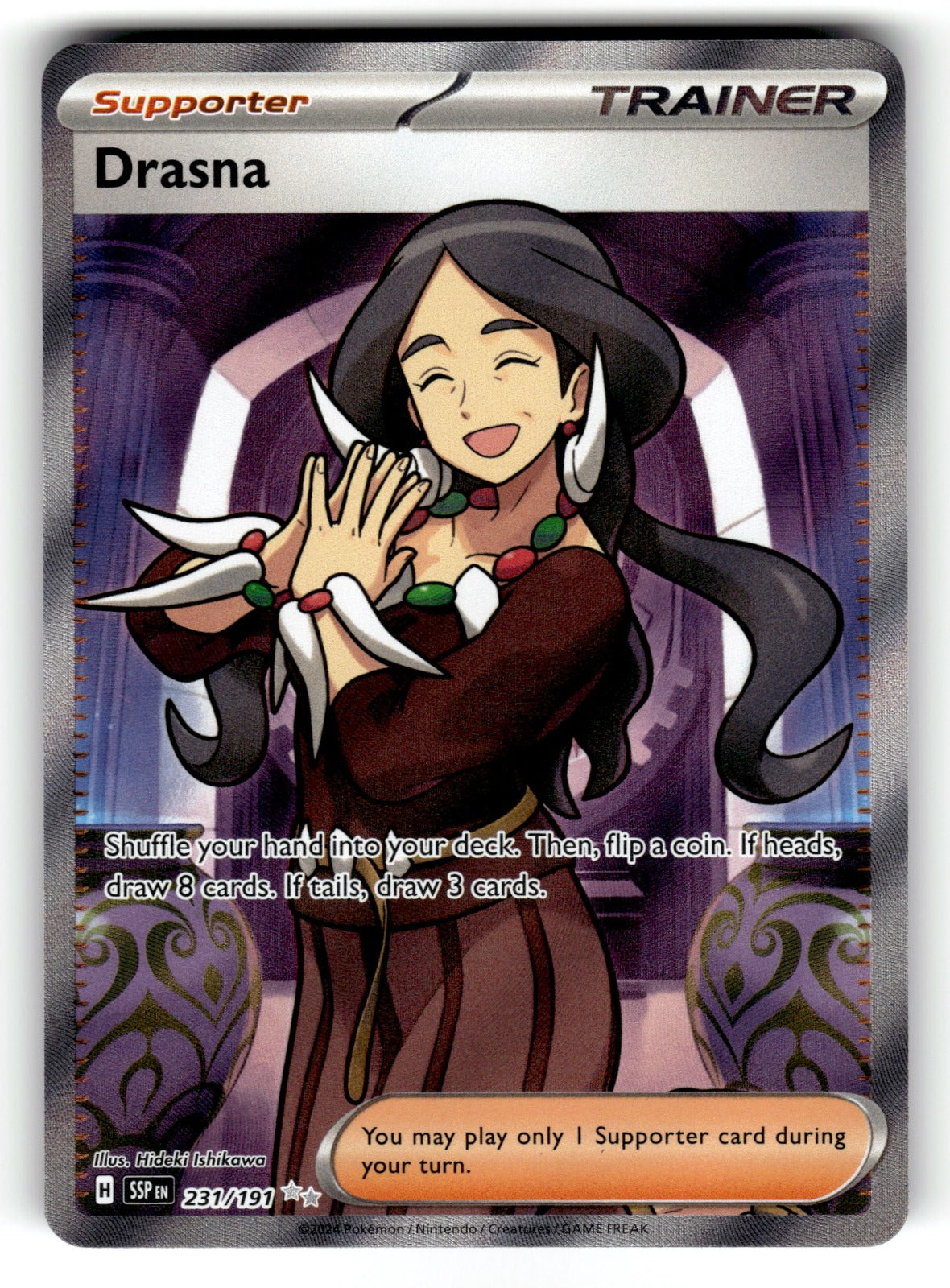 Drasna – 231/191 SSP: SV08: Surging Sparks Ultra Rare HoloNM