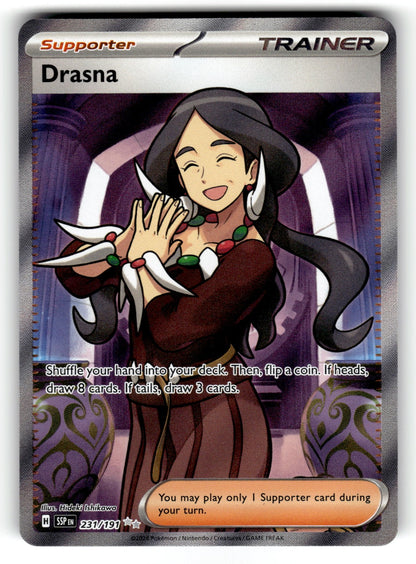 Drasna – 231/191 SSP: SV08: Surging Sparks Ultra Rare HoloNM