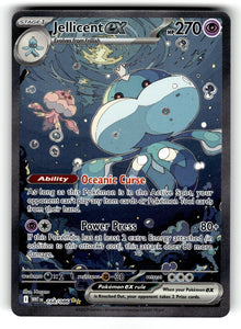 Jellicent ex – 168/086 WHT: SV: White Flare Special Illustration Rare Holo NM