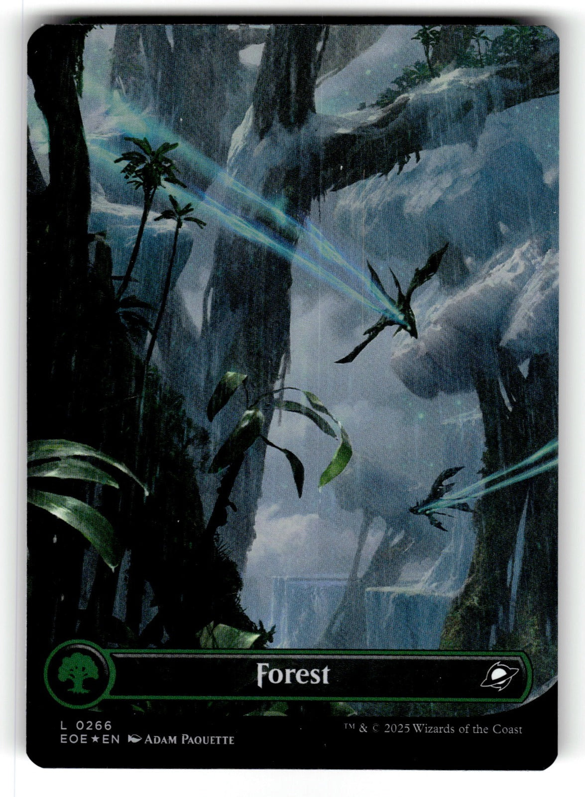 Forest (0266) (Borderless) – 266 EOE: Edge of Eternities L Foil NM