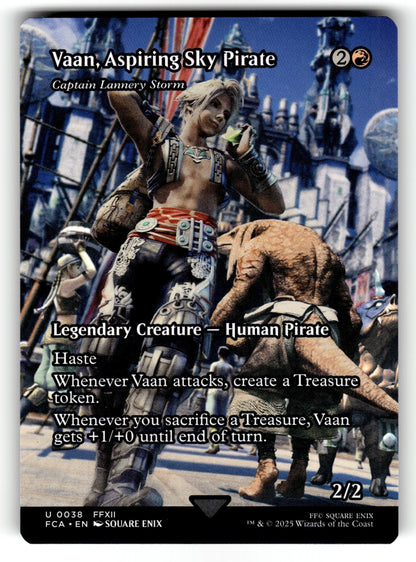 Vaan, Aspiring Sky Pirate - Captain Lannery Storm (Showcase) – 38 FCA: FINAL FANTASY: Through the Ages U NM