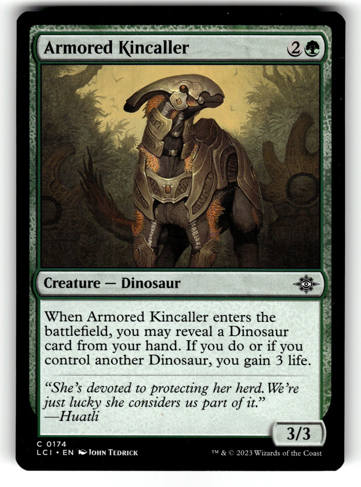 Armored Kincaller – 174 LCI: The Lost Caverns of Ixalan C NM