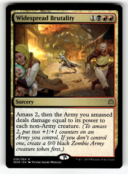 Widespread Brutality – 226 WAR: War of the Spark R NM