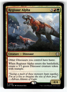 Regisaur Alpha – 286 LCC: Commander: The Lost Caverns of Ixalan R NM