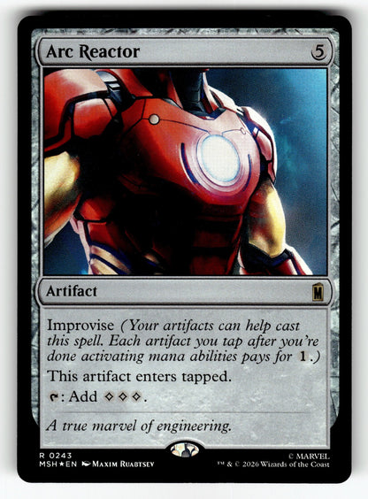 Arc Reactor – 243 MSH: Marvel Super Heroes R Foil NM