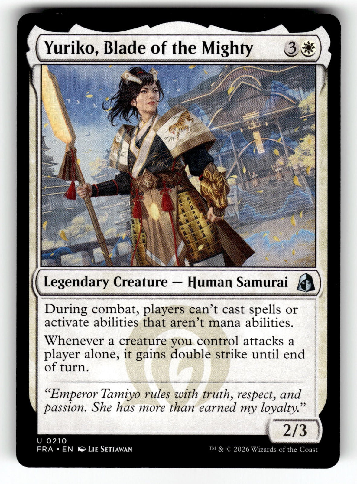 Yuriko, Blade of the Mighty – 210 FRA: Reality Fracture U NM