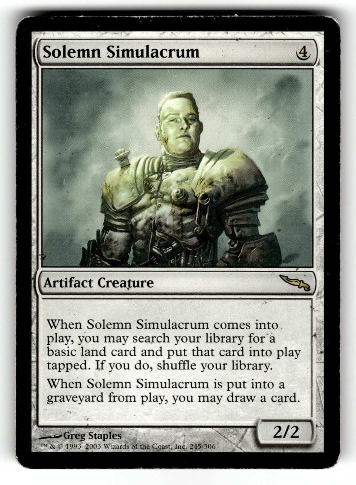 Solemn Simulacrum – 245 MRD: Mirrodin R MP