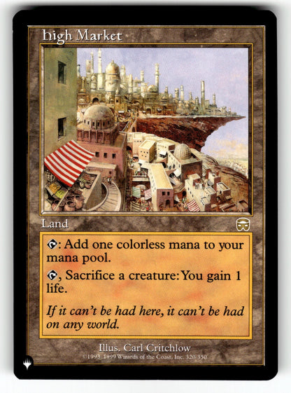 High Market – 320/350 LIST: The List Reprints R NM