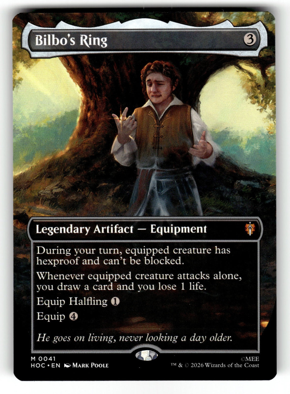 Bilbo's Ring (Borderless) – 41 HOC: The Hobbit: Eternal-Legal M NM
