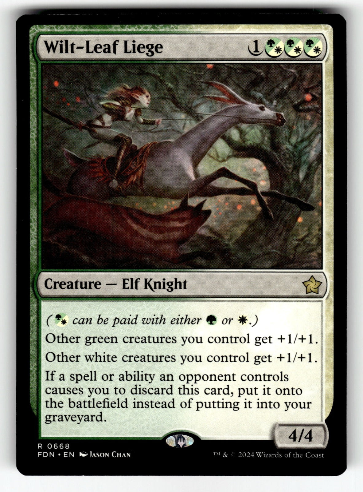 Wilt-Leaf Liege – 668 FDN: Foundations R NM