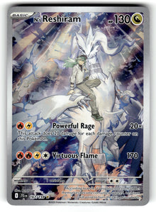 N's Reshiram – 167/159 JTG: SV09: Journey Together Illustration Rare Holo NM