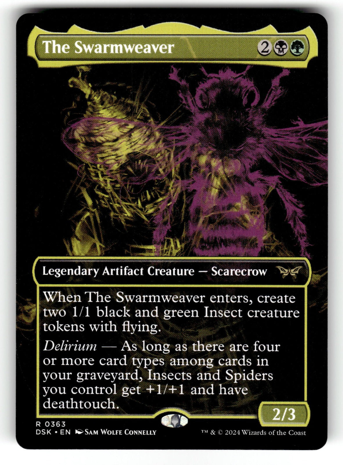 The Swarmweaver (Showcase) – 363 DSK: Duskmourn: House of Horror R NM