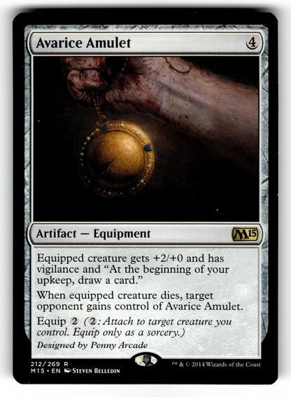 Avarice Amulet – 212 M15: Magic 2015 (M15) R LP