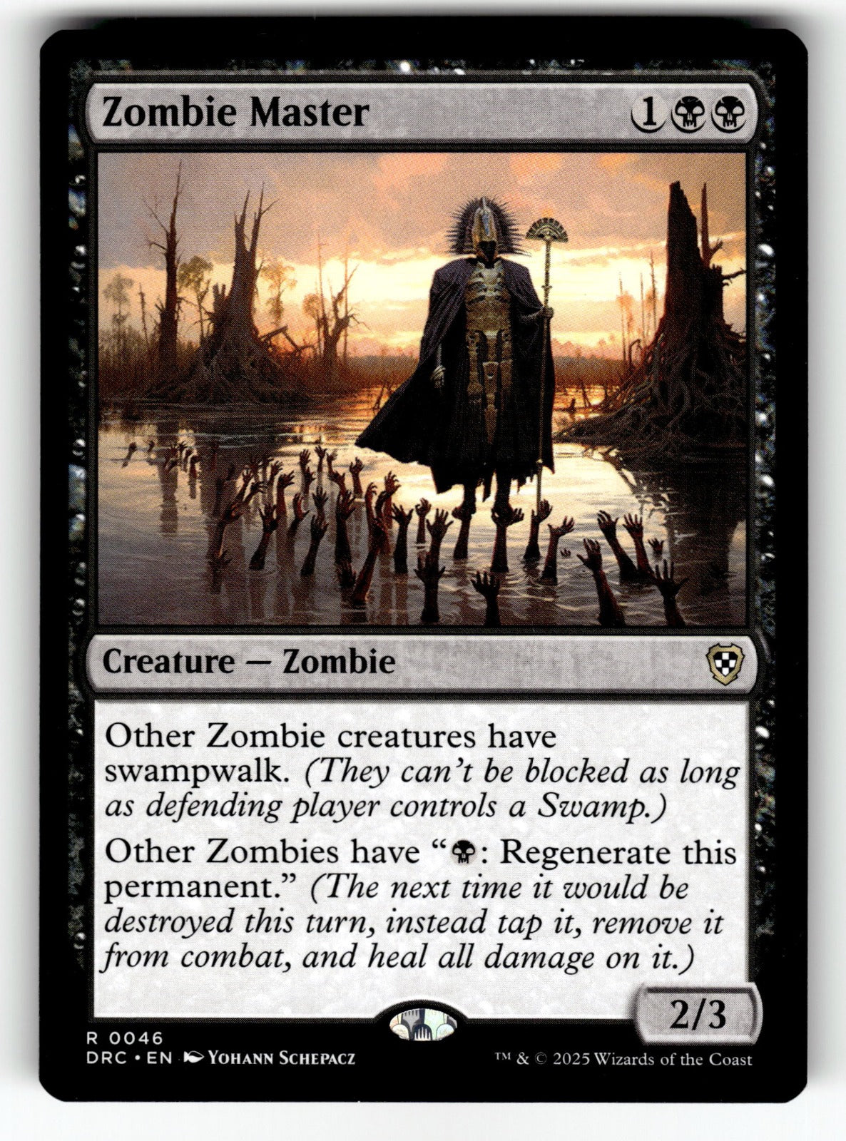 Zombie Master – 46 DRC: Commander: Aetherdrift R NM