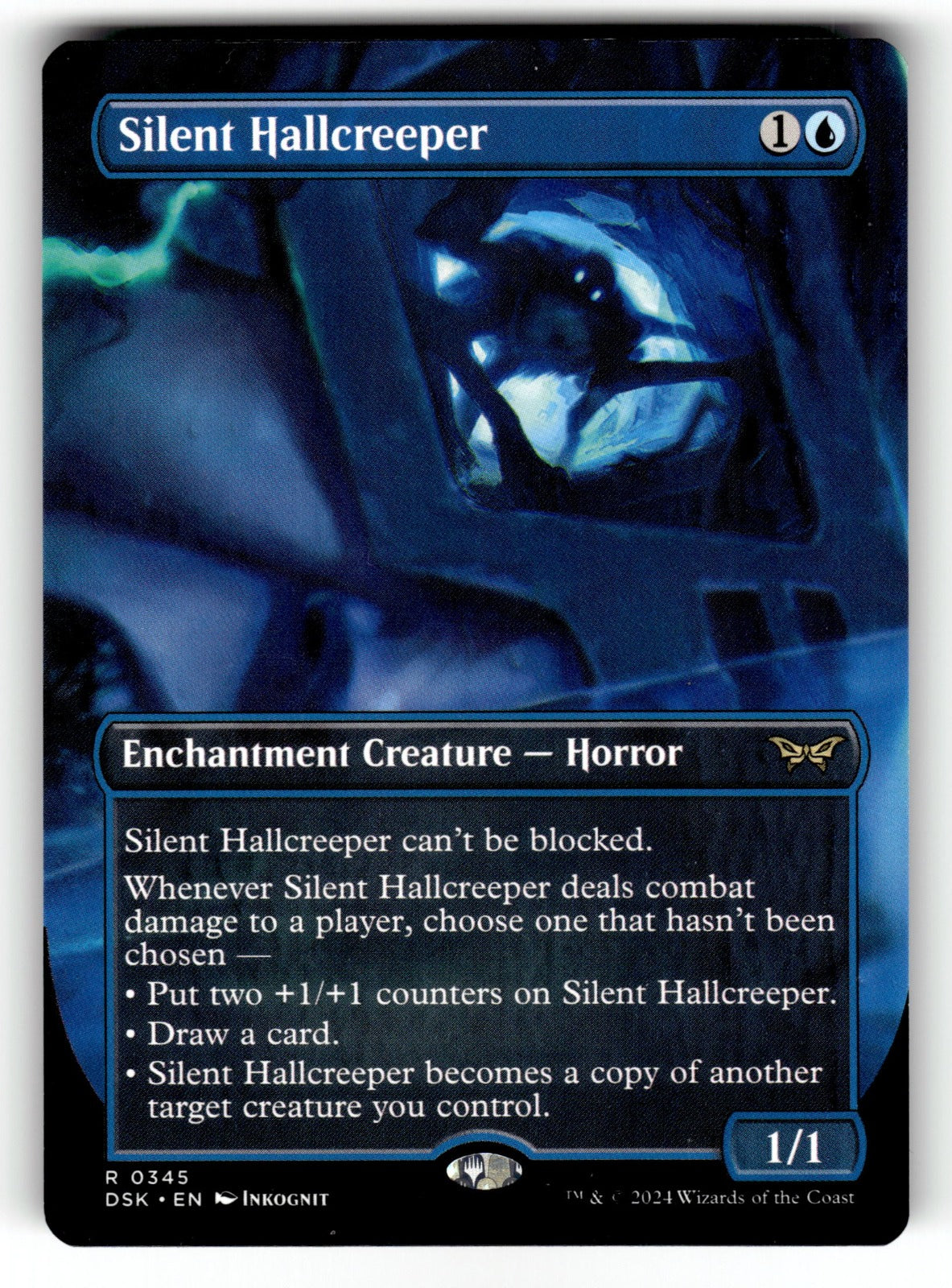 Silent Hallcreeper (Borderless) – 345 DSK: Duskmourn: House of Horror R NM