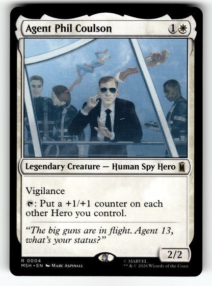 Agent Phil Coulson – 4 MSH: Marvel Super Heroes R NM