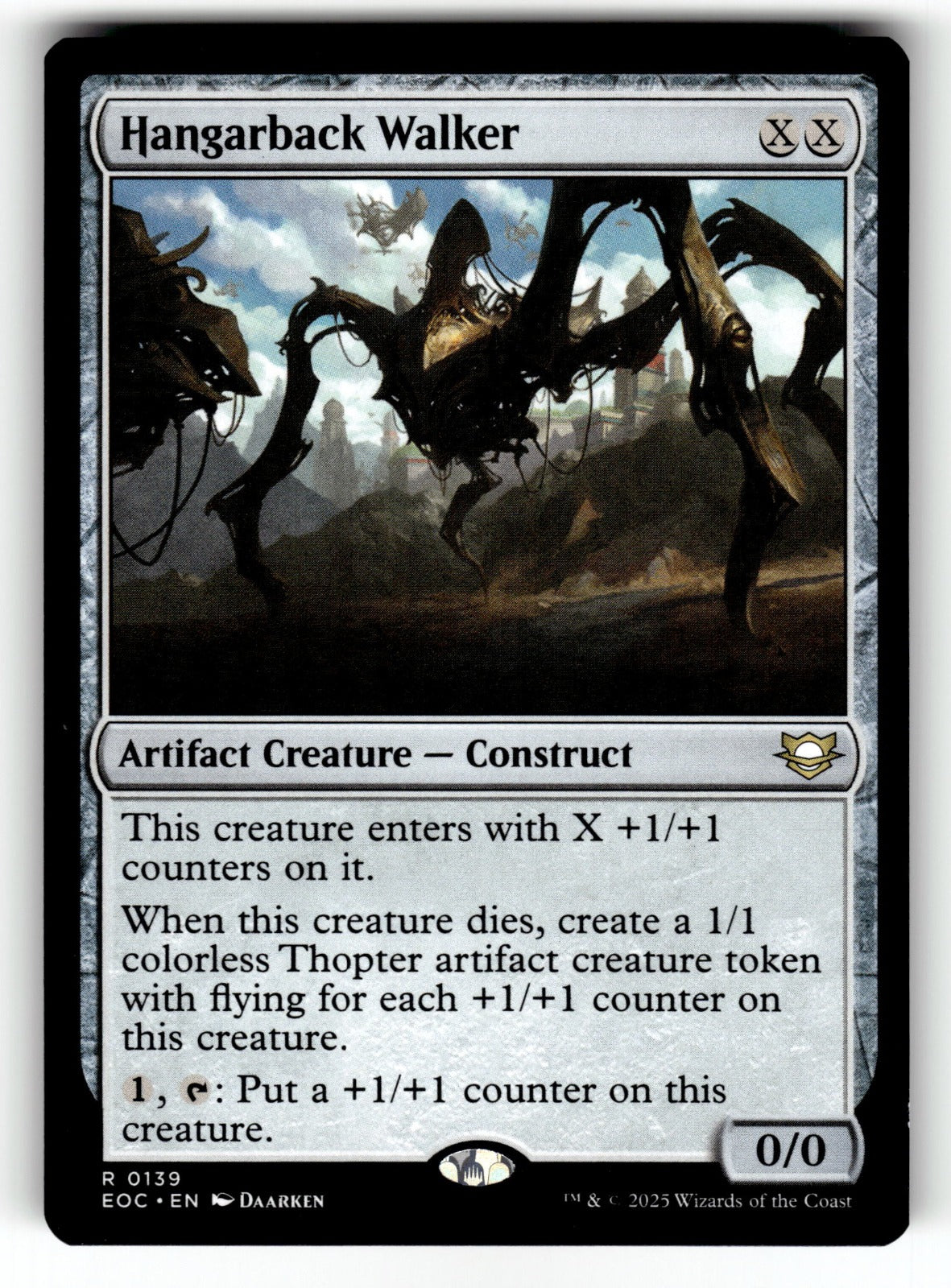 Hangarback Walker – 139 EOC: Commander: Edge of Eternities R NM