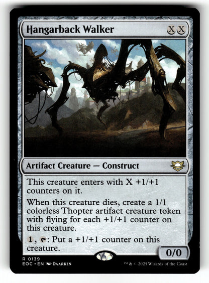 Hangarback Walker – 139 EOC: Commander: Edge of Eternities R NM