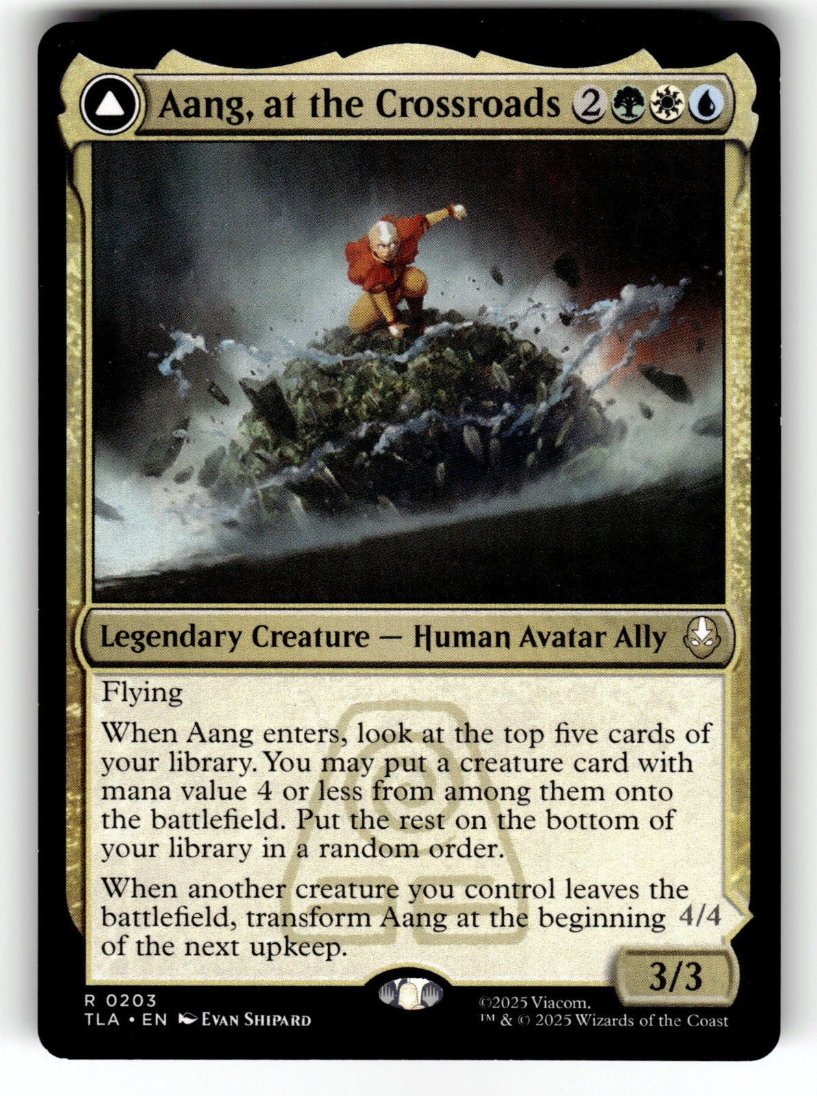 Aang, at the Crossroads – 203 TLA: Avatar: The Last Airbender R NM