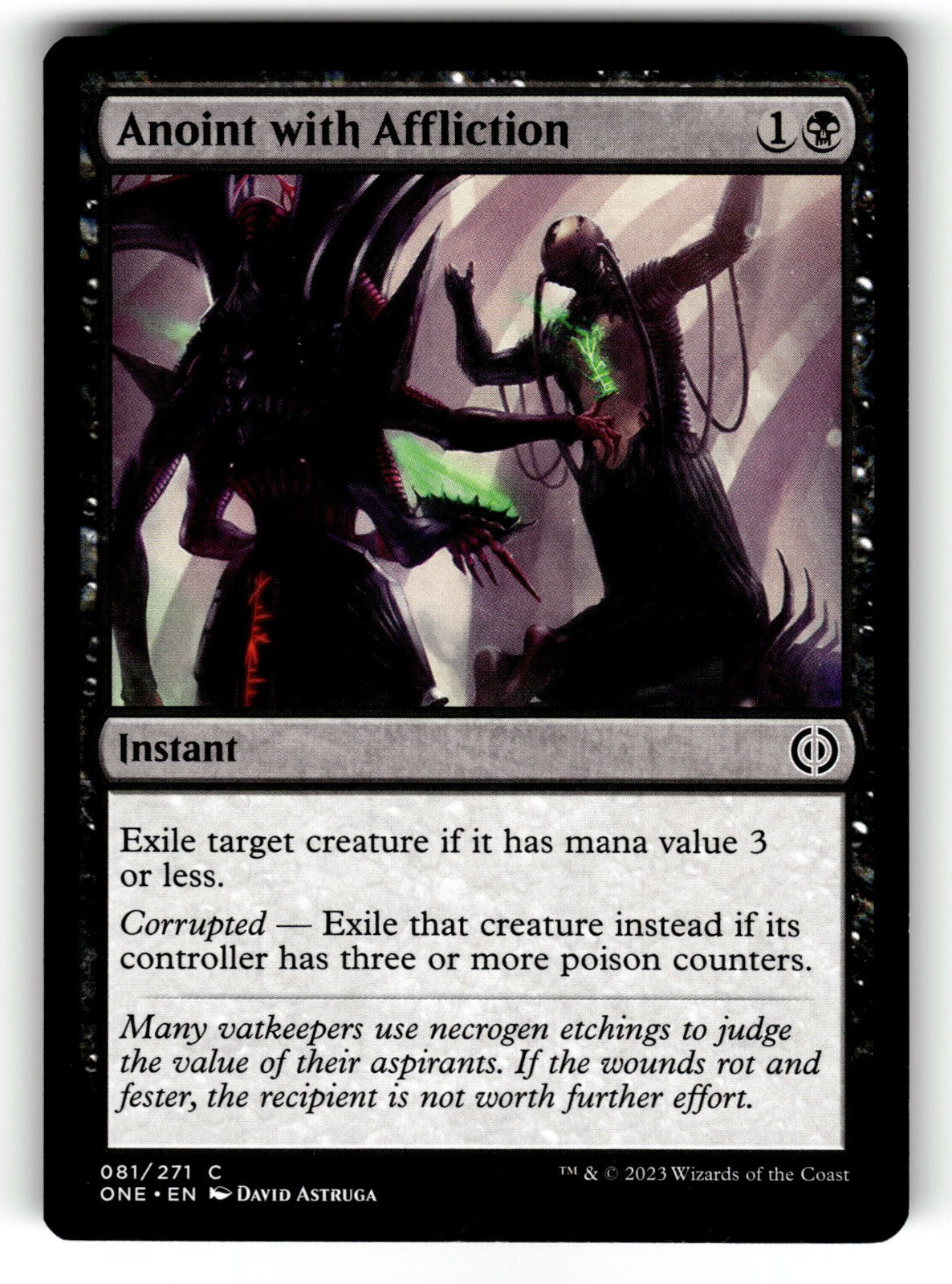 Anoint with Affliction – 81 ONE: Phyrexia: All Will Be One C NM