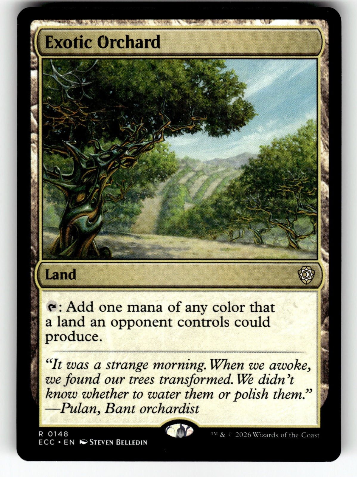 Exotic Orchard – 148 ECC: Commander: Lorwyn Eclipsed R NM