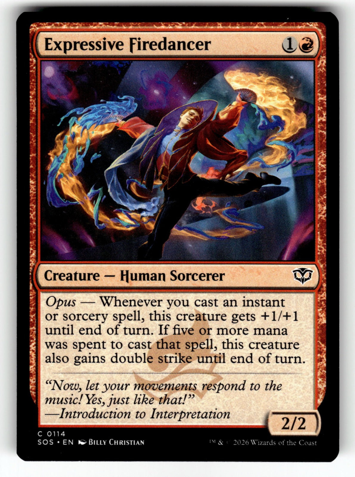 Expressive Firedancer – 114 SOS: Secrets of Strixhaven C