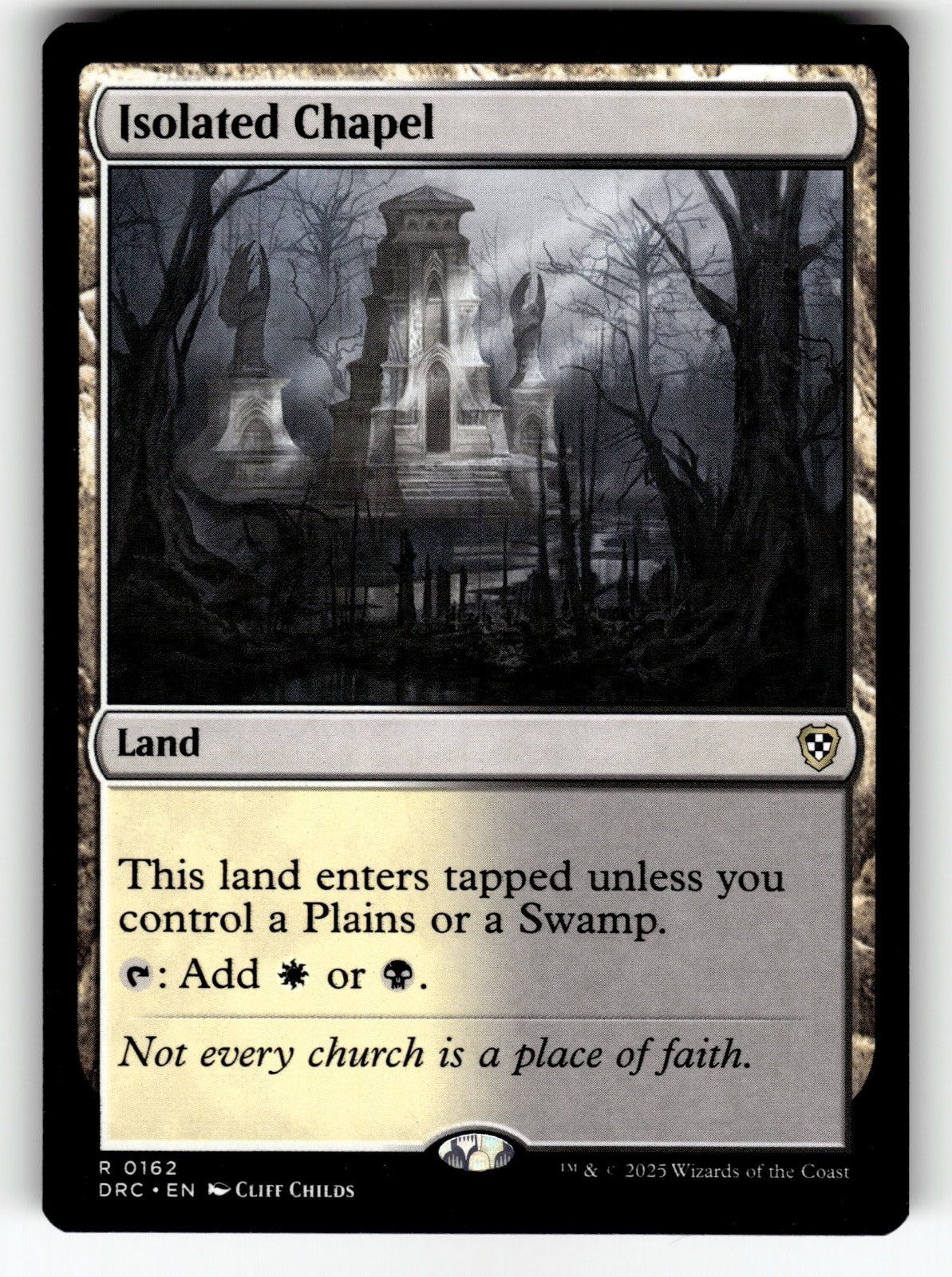 Isolated Chapel – 162 DRC: Commander: Aetherdrift R NM