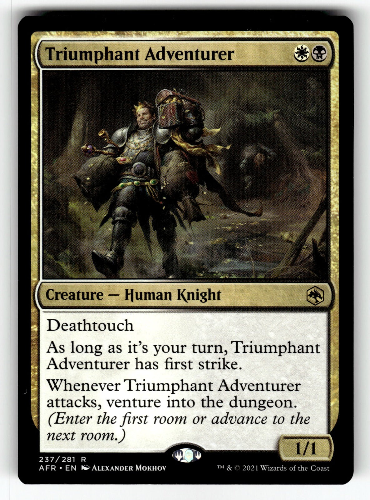 Triumphant Adventurer – 237 AFR: Adventures in the Forgotten Realms R NM