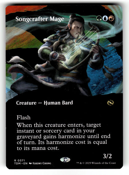 Songcrafter Mage (Borderless) – 371 TDM: Tarkir: Dragonstorm R NM