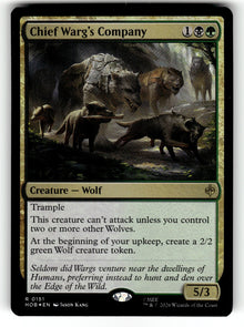 Chief Warg's Company – 151 HOB: The Hobbit R Foil NM