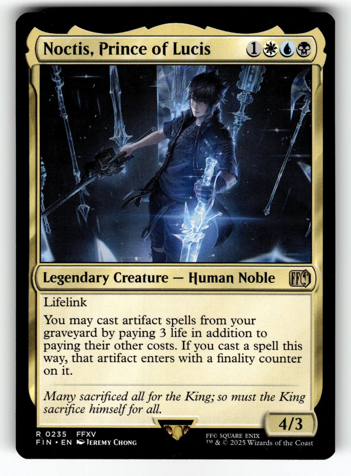 Noctis, Prince of Lucis – 235 FIN: FINAL FANTASY R NM