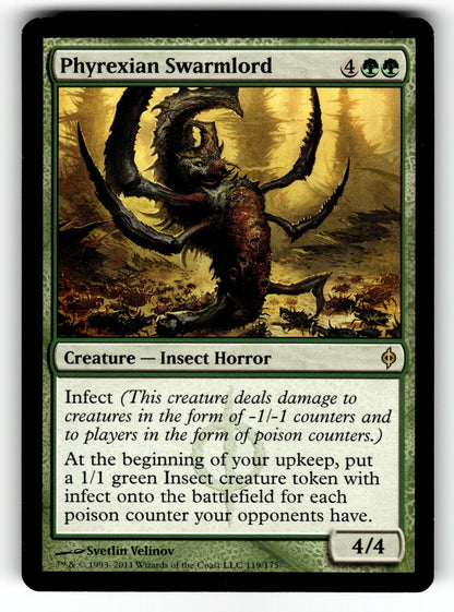 Phyrexian Swarmlord – 119 NPH: New Phyrexia R LP