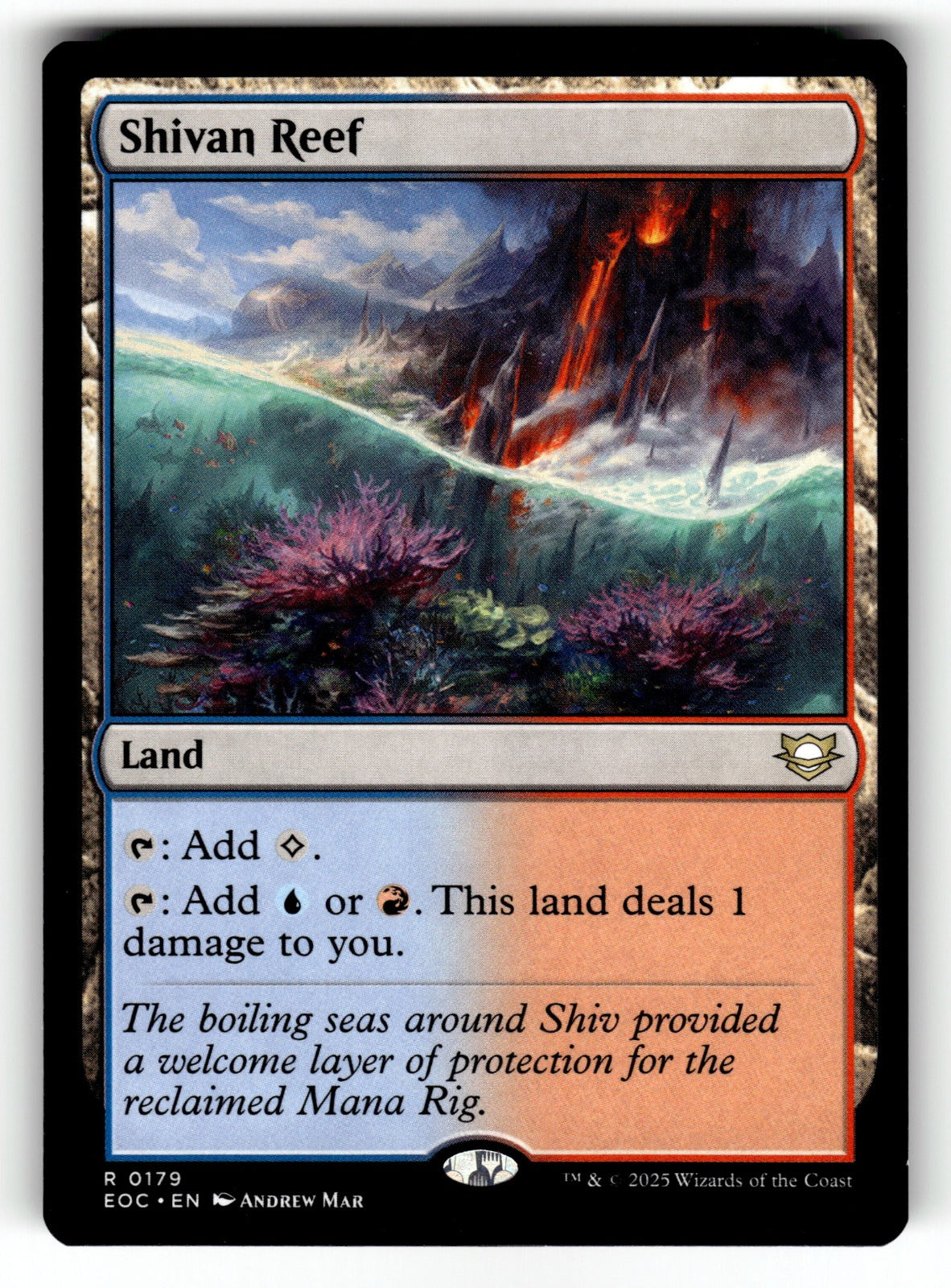 Shivan Reef – 179 EOC: Commander: Edge of Eternities R LP