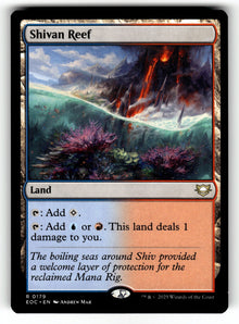 Shivan Reef – 179 EOC: Commander: Edge of Eternities R LP