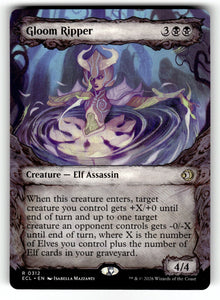 Gloom Ripper (Showcase) – 312 ECL: Lorwyn Eclipsed R NM