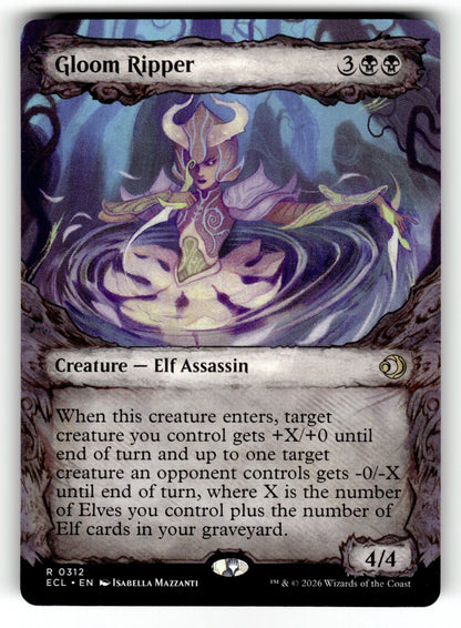 Gloom Ripper (Showcase) – 312 ECL: Lorwyn Eclipsed R NM