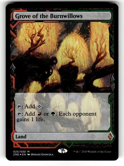 Grove of the Burnwillows – 25 ZNE: Zendikar Rising Expeditions M Foil LP
