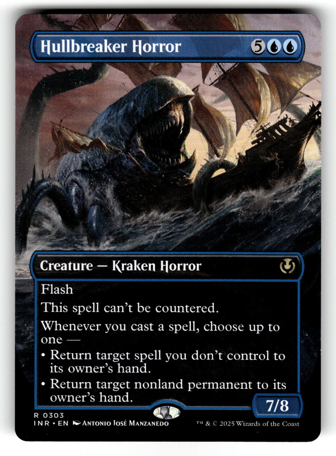 Hullbreaker Horror (Borderless) – 303 INR: Innistrad Remastered R NM