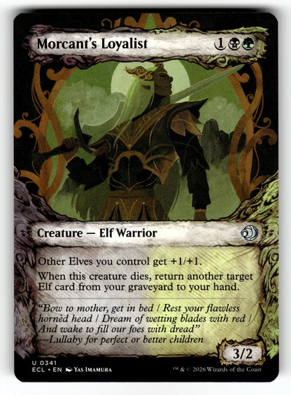 Morcant's Loyalist (Showcase) – 341 ECL: Lorwyn Eclipsed U NM