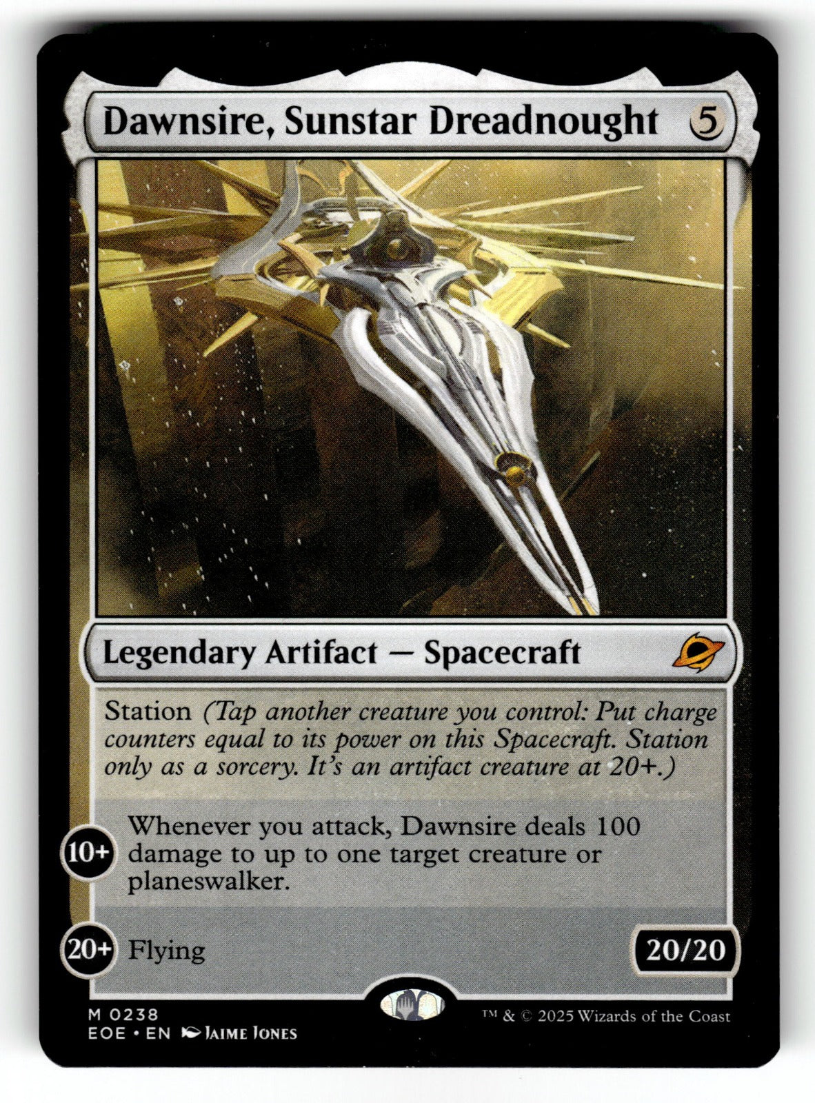 Dawnsire, Sunstar Dreadnought – 238 EOE: Edge of Eternities M NM