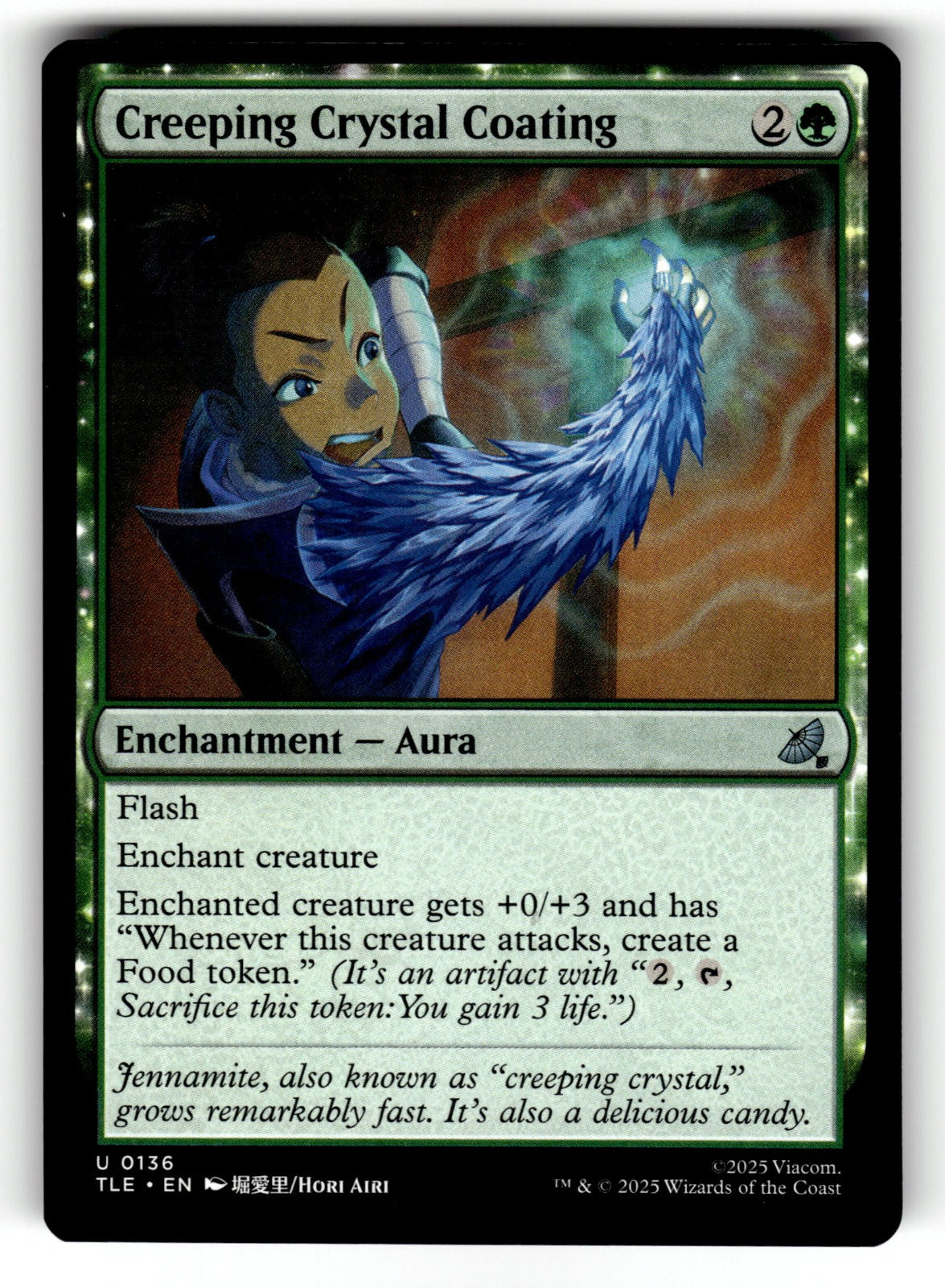 Creeping Crystal Coating – 136 TLE: Avatar: The Last Airbender: Eternal-Legal U NM