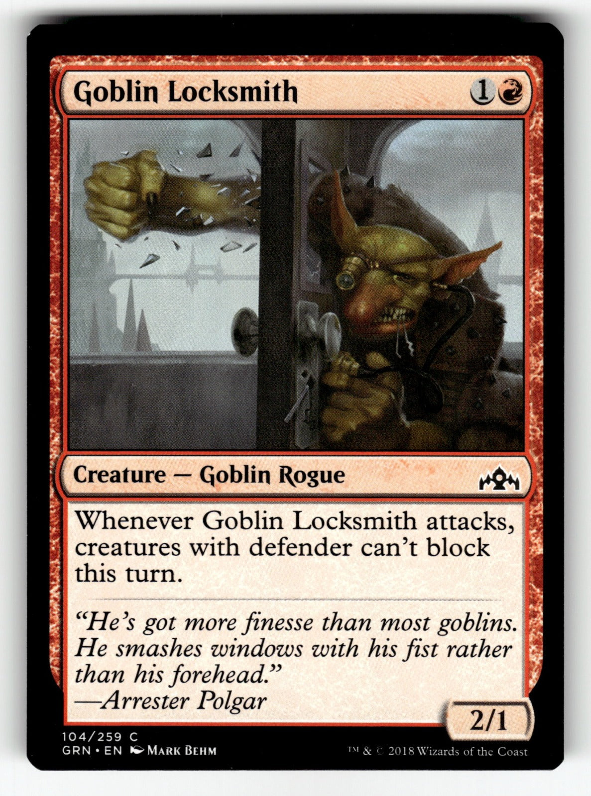 Goblin Locksmith – 104 GRN: Guilds of Ravnica C LP