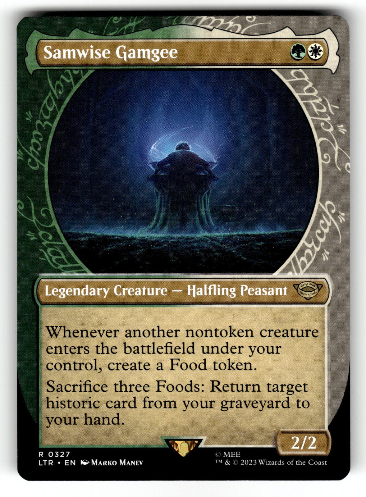 Samwise Gamgee (Showcase) – 327 LTR: Universes Beyond: The Lord of the Rings: Tales of Middle-earth R NM