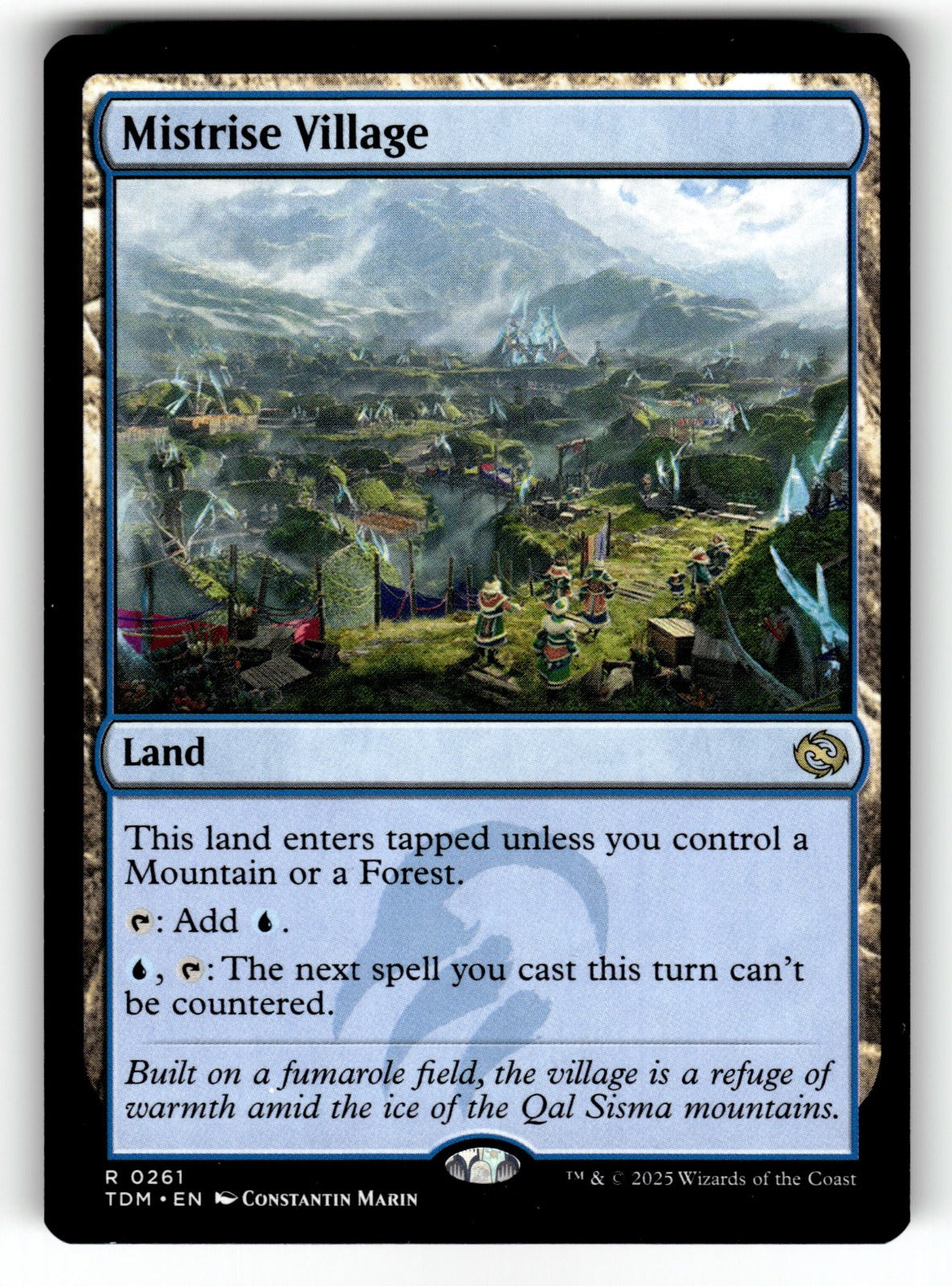 Mistrise Village – 261 TDM: Tarkir: Dragonstorm R NM