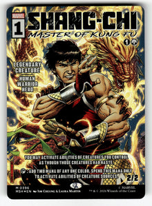 Shang-Chi, Master of Kung Fu (Borderless) () – 396 MSH: Marvel Super Heroes M Foil NM
