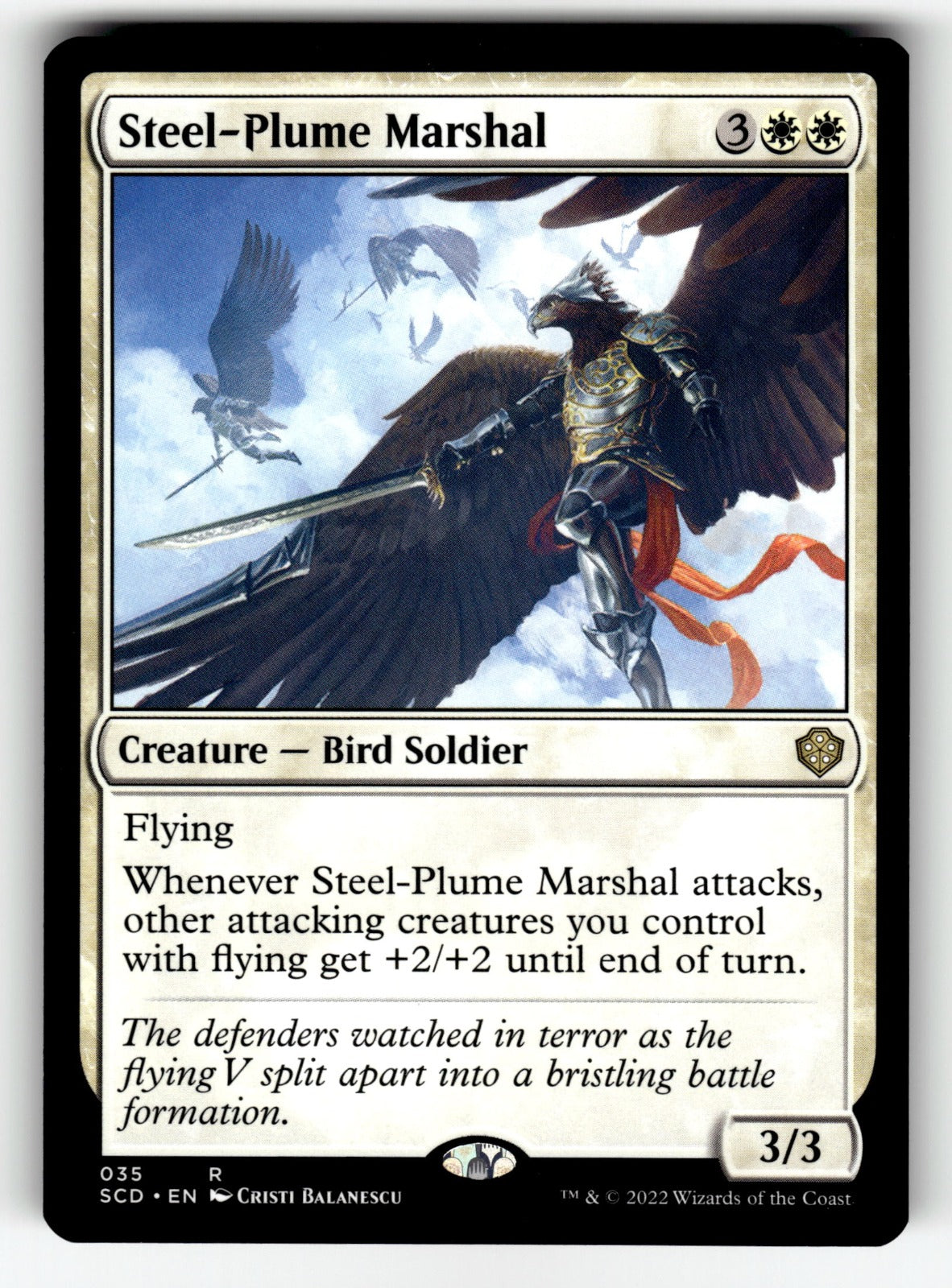 Steel-Plume Marshal – 35 SCD: Starter Commander Decks R LP
