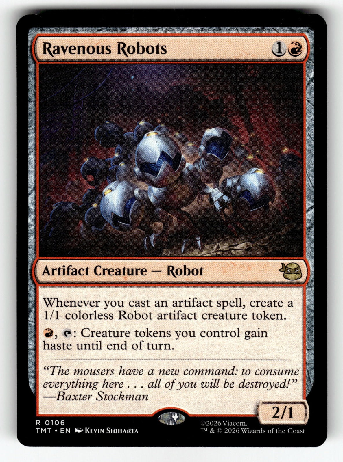 Ravenous Robots – 106 TMT: Teenage Mutant Ninja Turtles R NM