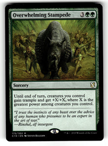 Overwhelming Stampede – 175 C19: Commander 2019 R LP