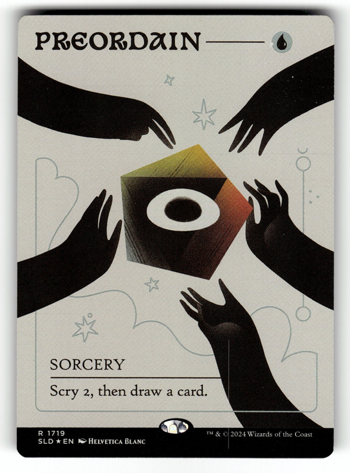 Preordain (Rainbow Foil) – 1719 SLD: Secret Lair Drop Series R Foil NM