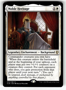 Noble Heritage – 35 CLB: Commander Legends: Battle for Baldur's Gate R NM